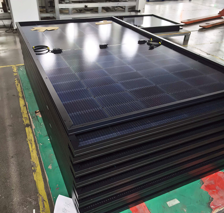 Black steel frame