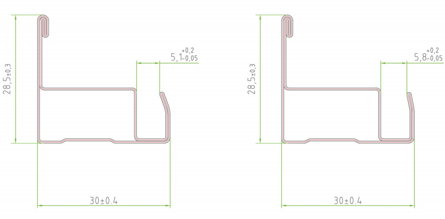 Zinc aluminum magnesium steel frame